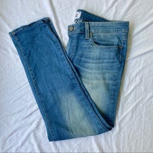 PAIGE Kylie Crop High Rise Drew Light Wash Jeans